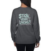 Stick Your Landing Big Back - Adult Sweatshirt