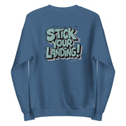 Stick Your Landing Big Back - Adult Sweatshirt