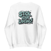 Stick Your Landing Big Back - Adult Sweatshirt