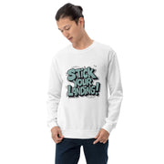 Stick Your Landing Big Front - Adult Sweatshirt