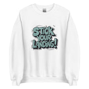 Stick Your Landing Big Front - Adult Sweatshirt
