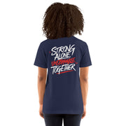 Gymnastics apparel: Strong Alone, Unstoppable Together Graffiti Tee - (SKU:)