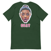 Simone Biles Inspired GOAT tee - forest