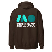 Gymnastics apparel: Triple Back Emblem Hoodie light - Dark Chocolate (SKU:3263821_5554)