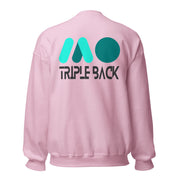 Gymnastics apparel: Triple Back Highlight Sweatshirt dark - Light Pink (SKU:7936640_7868)
