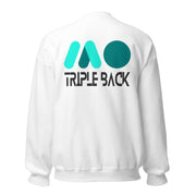 Gymnastics apparel: Triple Back Highlight Sweatshirt dark - White (SKU:7936640_5426)