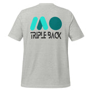 Gymnastics apparel: Triple Back Tribute Tee dark - Athletic Heather (SKU:9941284_9561)