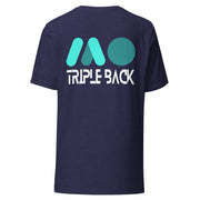 Gymnastics apparel: Triple Back Tribute Tee light - Heather Midnight Navy (SKU:3119827_9569)