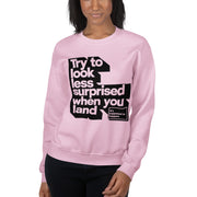 Gymnastics apparel: Try To Look Less Surprises - Adult Sweatshirt - (SKU:)