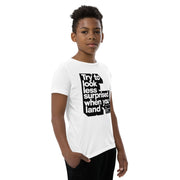 Gymnastics apparel: Try To Look Less Surprises - Youth Tee - (SKU:)