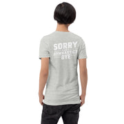 Sorry Can't Gymnastics Bye Big Back - Adult Tee