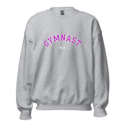 Gymnastics apparel: Varsity Gymnast WAG Sweatshirt - Sport Grey (SKU:2220911_5514)