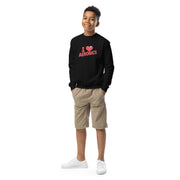 I Love Aerobics Big Front - Youth Sweatshirt