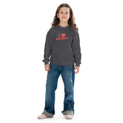 I Love Aerobics Big Front - Youth Sweatshirt