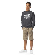 Sorry Can't Gymnastics Bye Big Front - Youth Sweatshirt