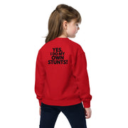 Yes I Do My Own Stunts Big Back - Youth Tee