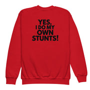 Yes I Do My Own Stunts Big Back - Youth Tee