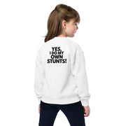 Yes I Do My Own Stunts Big Back - Youth Tee