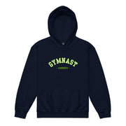 Gymnastics apparel: Youth Gymnast Aerobics Varsity Hoodie - Navy (SKU:6483470_17266)
