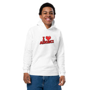 I Love Aerobics Big Front - Youth Hoodie