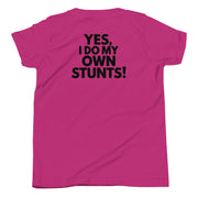 Yes I Do My Own Stunts Big Back - Youth Tee