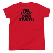 Yes I Do My Own Stunts Big Back - Youth Tee