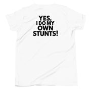 Yes I Do My Own Stunts Big Back - Youth Tee