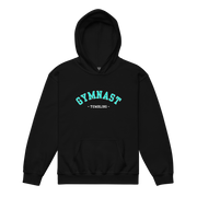 Gymnastics apparel: Youth Varsity 'Gymnast Tumbling' Hoodie - Black (SKU:4981393_17261)